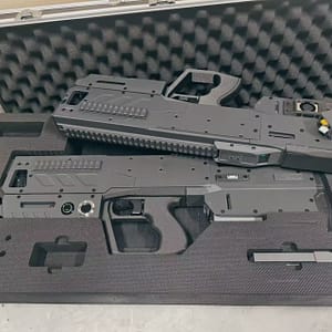 The scientific experiment electromagnetic gun has a cool appearance and powerful power.