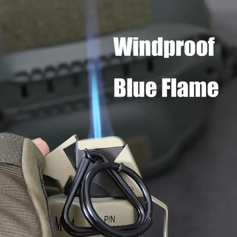 Windproof personalized lighter creative cigar moxibustion outdoor barbecue dedicated - 图片 2