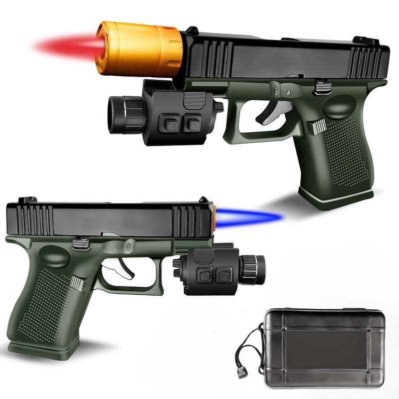 New pistol windproof lighter for cooking and daily use