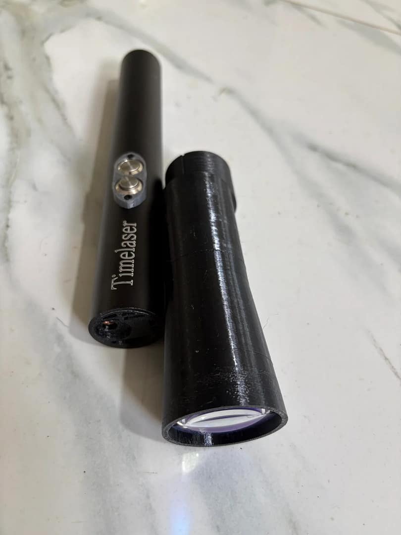 All-metal Cylindrical Laser Lighter